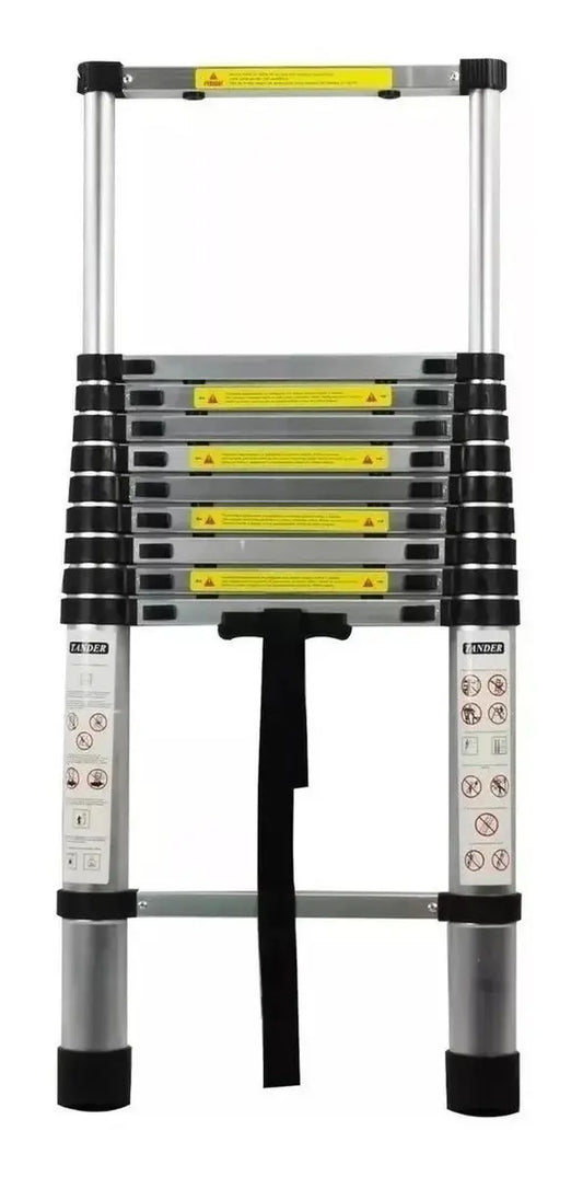 [PROMOÇÃO] Escada Telescópica Inox 7m Antiderrapante