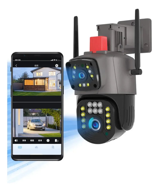 [COMPRE 1 LEVE 2] Câmera Externa PTZ WIFI Lente Dupla 2MP+2MP Rastreamento Automático [COMPRE 1 LEVE 2]