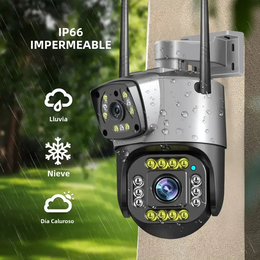[COMPRE 1 LEVE 2] Câmera Externa PTZ WIFI Lente Dupla 2MP+2MP Rastreamento Automático [COMPRE 1 LEVE 2]