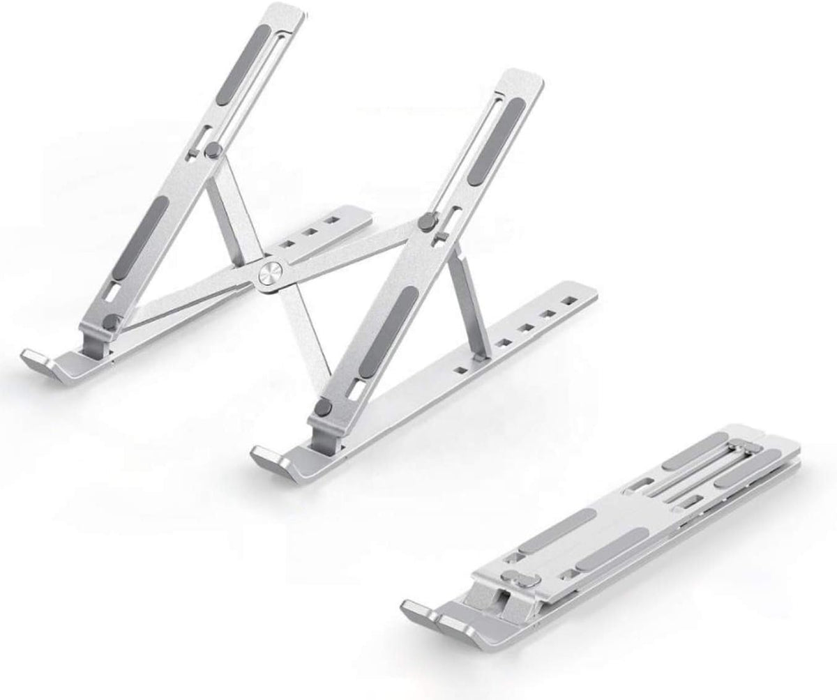 Suporte para Notebook Ajustável Dobrável em Alumínio Antiderrapante