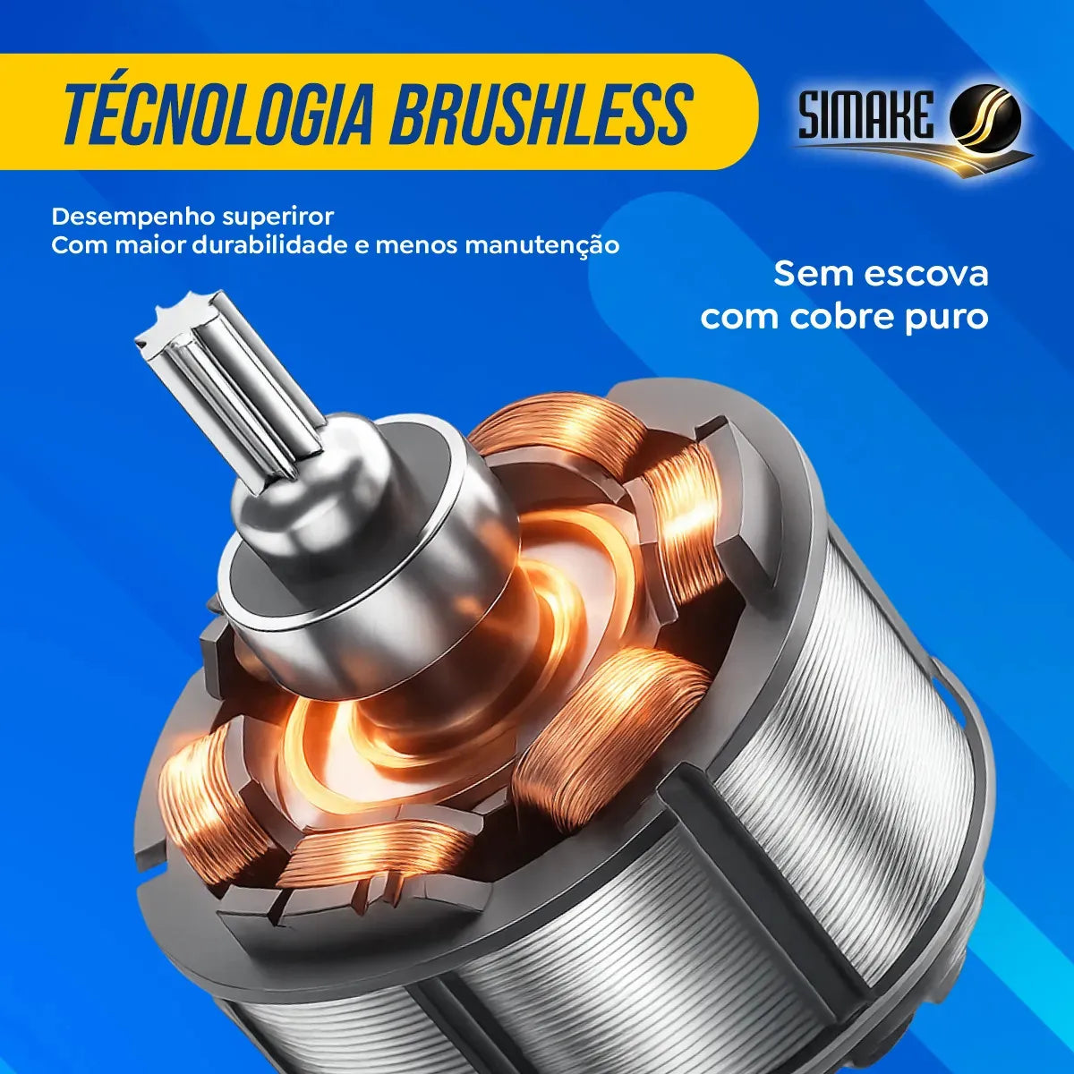 [ÚLTIMAS UNIDADES] Kit 4 em 1 Ferramentas 48V – Martelete, Esmerilhadeira, Parafusadeira e Chave de Impacto, 4 Baterias e Maleta, Sem Fio para Reformas