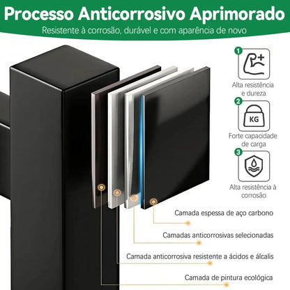 [LANÇAMENTO] Escorredor de Louça Suspenso Aço Inoxidável Organizador de Cozinha com 2 Níveis - De 65 a 105cm