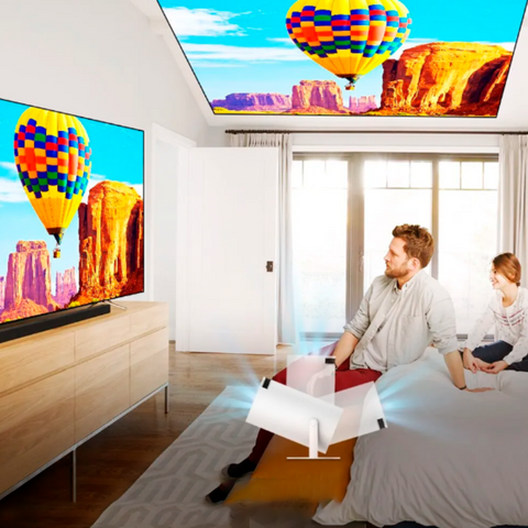 Projetor Portátil Cinemax 4K 150 POLEGADAS