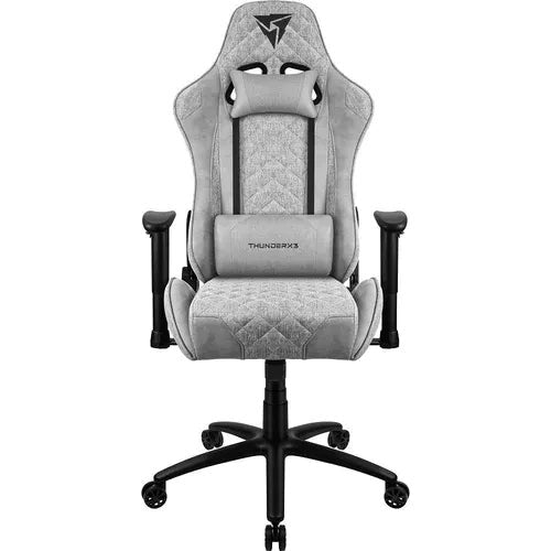 Cadeira Gamer Reclinável, Ergonômica, Giratória, Cinza