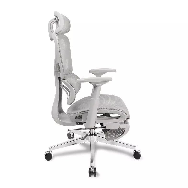 Cadeira de Escritório, Ergonômica, Reclinável, Cinza, Até 150kg