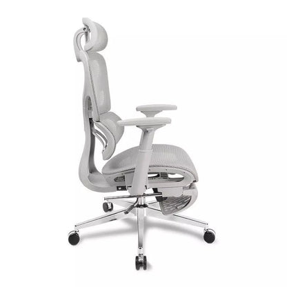 Cadeira de Escritório, Ergonômica, Reclinável, Cinza, Até 150kg