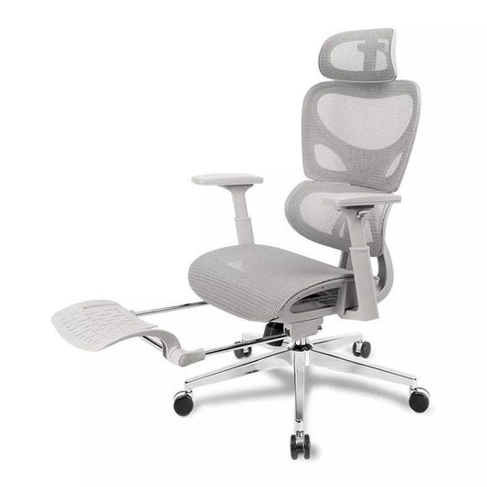 Cadeira de Escritório, Ergonômica, Reclinável, Cinza, Até 150kg